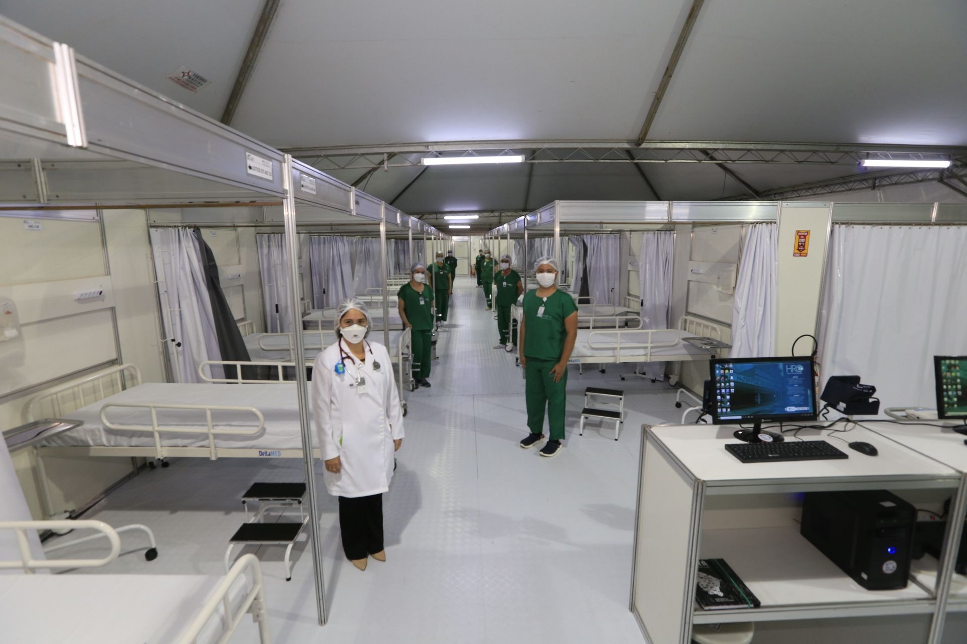 Unidade de campanha ampliou capacidade de atendimento do HRC durante pandemia de covid-19